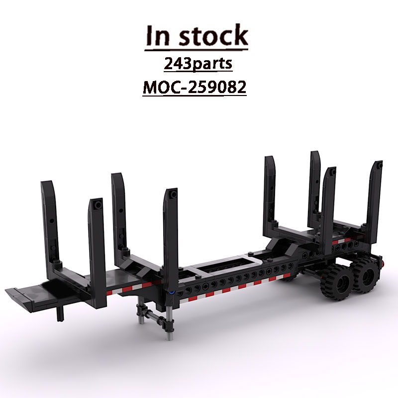 Urban Farming Agriculture - MOC-259082 都市農場農業伐採トレーラービルディングブロックモデル 243 パーツ男の子子供の誕生日ビルディングブロックおもちゃギフト