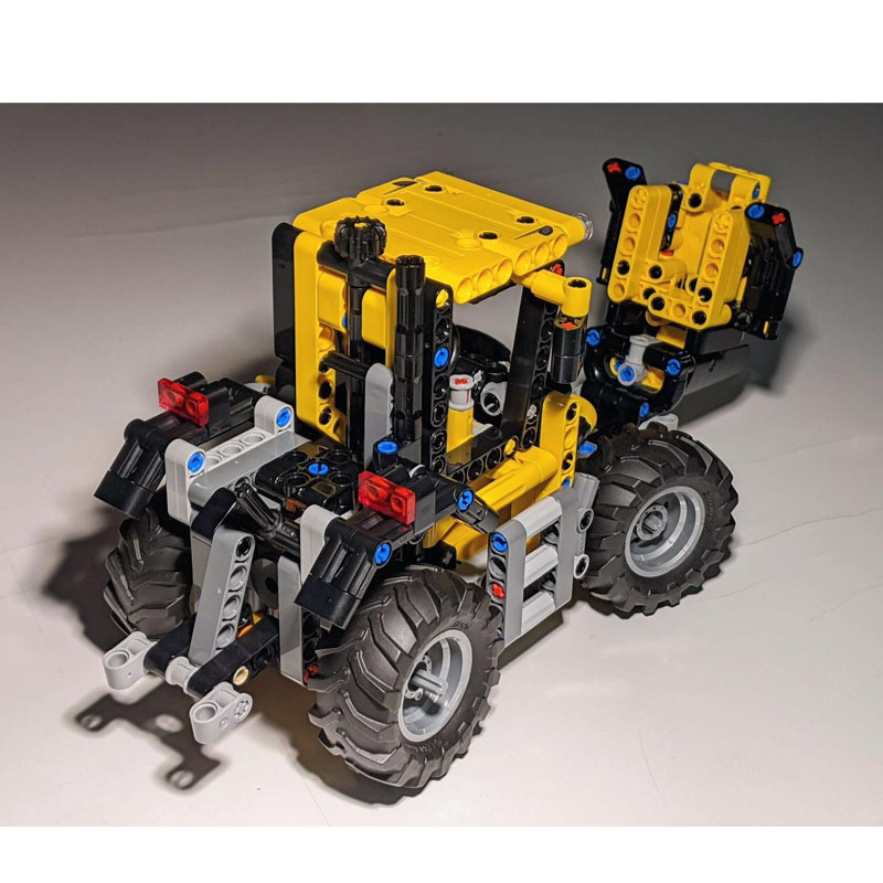 Urban Farming Agriculture - MOC-87483 都市農業農場 新しい黄色のトラクター ビルディングブロックモデル、553パーツ、男の子と子供の誕生日おもちゃギフト