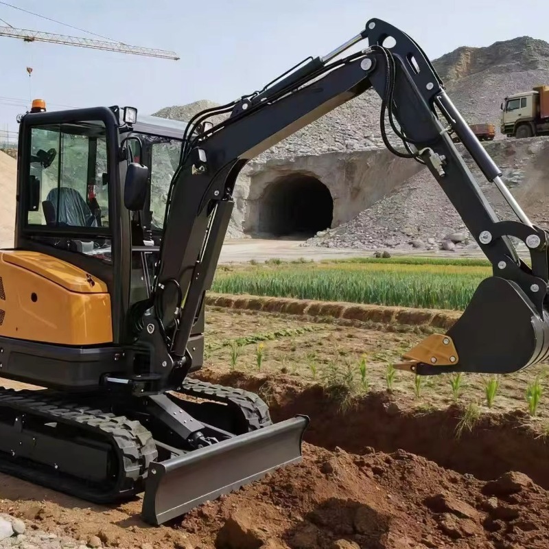 Farming Zero - FOB価格3トン小型ゼロテールクローラー掘削機多機能ディガー（農場、市町村、建築建設機械用）