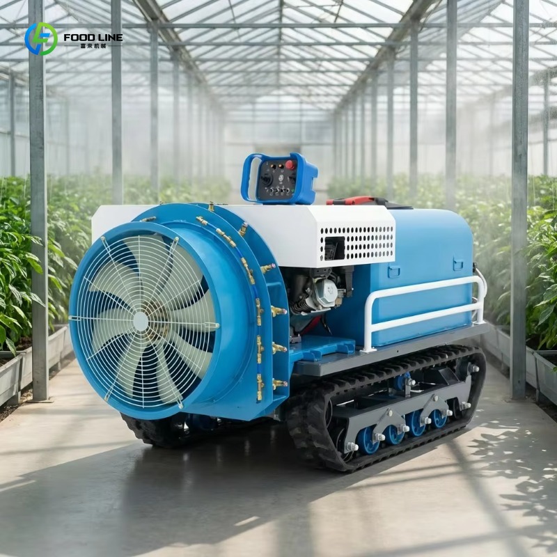 Agriculture Farming Robot - 遠隔操作クローラ式農業用噴霧器、果樹園・農場向け自動空気圧噴霧ロボット