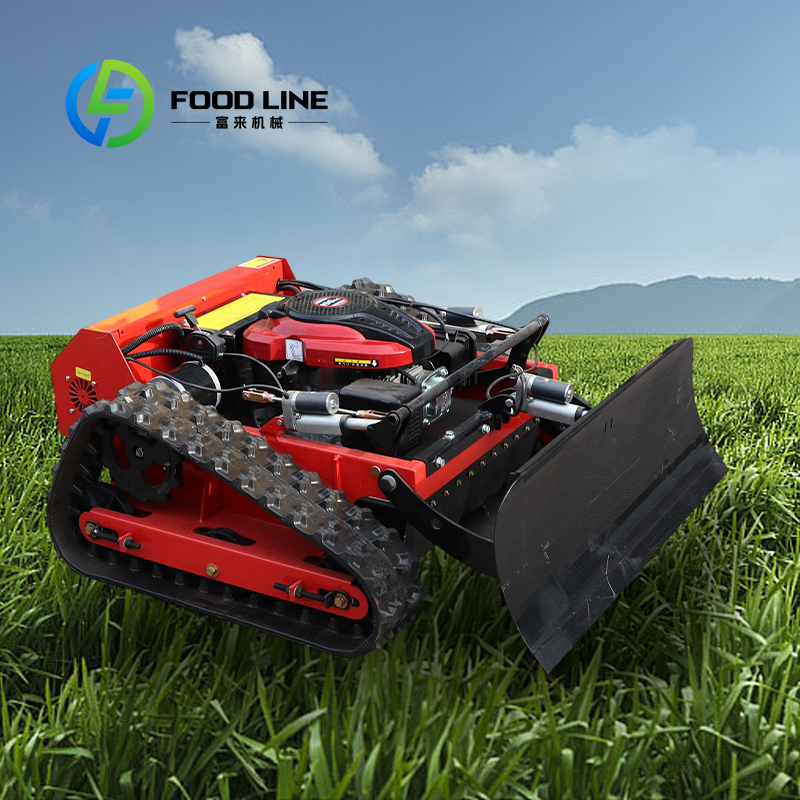 Agriculture Farming Robot - カスタマイズ可能な滑り止めロボット芝刈り機、200KG+推力プッシュブレード、プラウ付きブッシュカッター、庭、農場、農業用