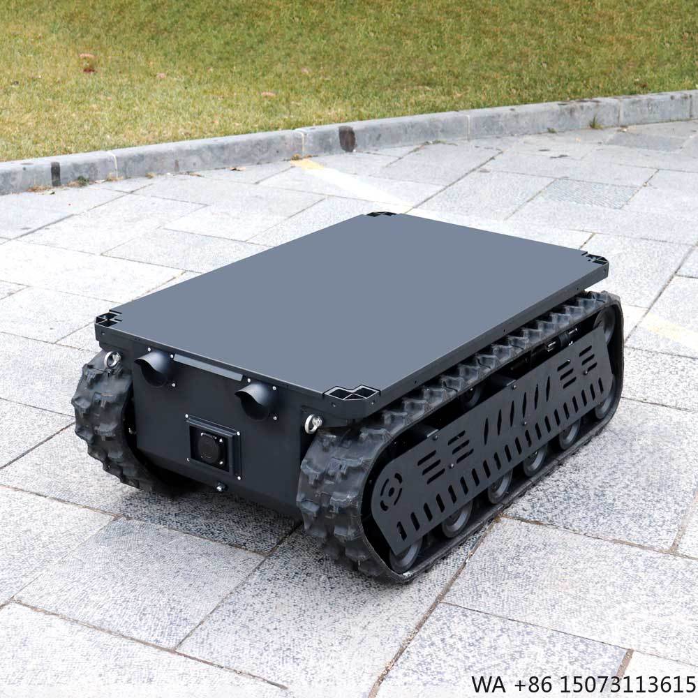 Agriculture Farming Robot - 電動ロボット戦車トラッククローラーUGV農業用ロボットシャーシ、大型600kg積載可能