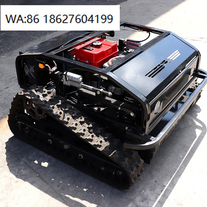 Agriculture Farming Robot - ゴムクローラー式自走式リモコン芝刈り機販売中 農業用ゼロターン全輪駆動