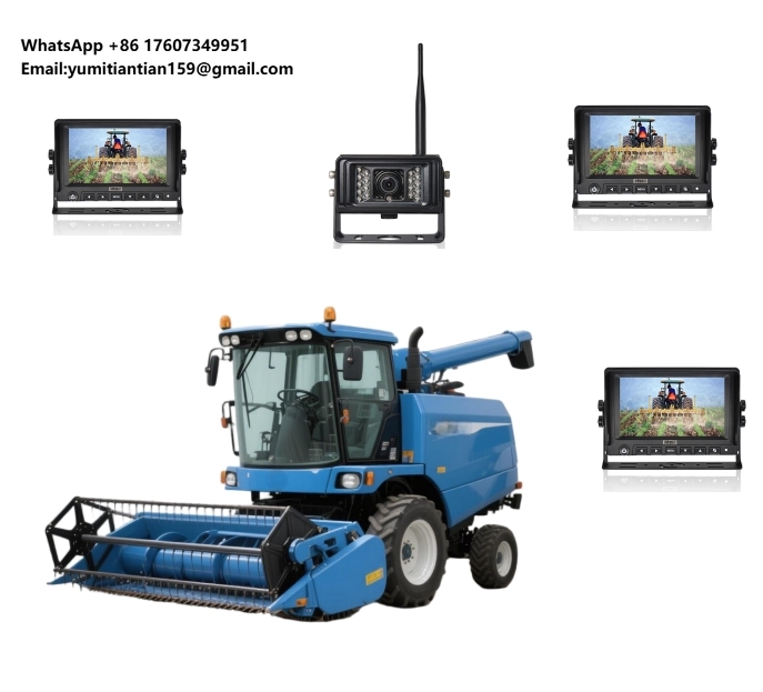 Farming In Agriculture - 信頼性の高い無線農業機器観測カメラシステム 大規模農場向け車両後退支援