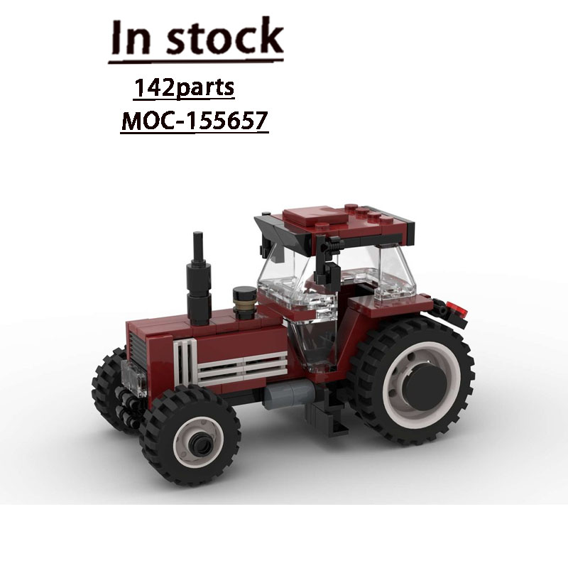 Urban Farming Agriculture - MOC-155657 アーバンファーム農業レトロトラクタービルディングブロックモデル 142 パーツクリエイティブボーイズ子供の誕生日おもちゃギフト