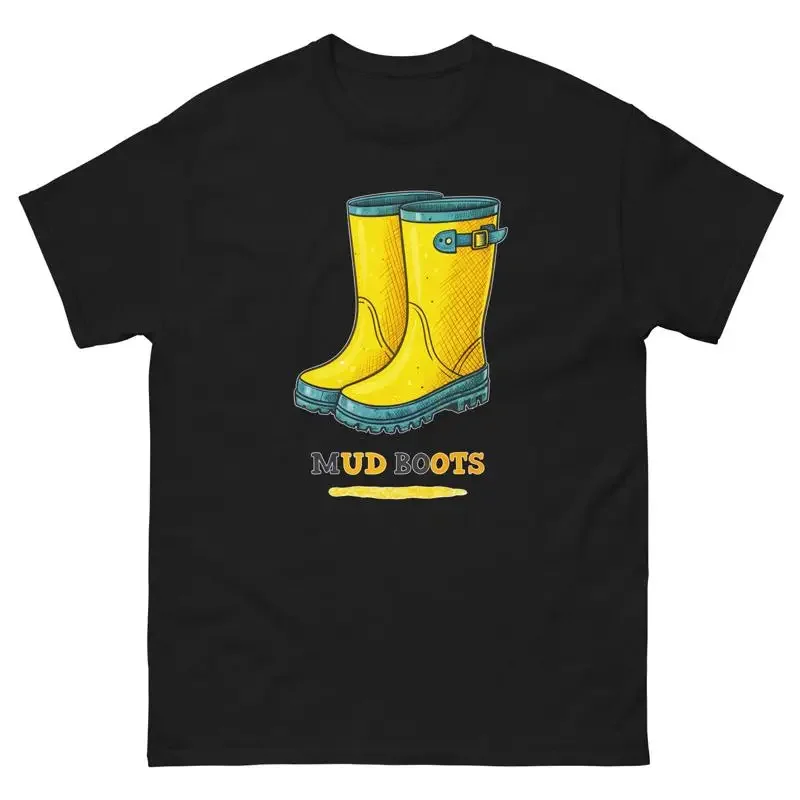 Agriculture Farming Boots - マッドブーツ 農業 農村生活 農業 Tシャツ