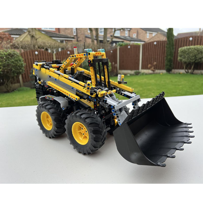 Urban Farming Agriculture - MOC-104489 アーバンファーム農業用スキッドステアローダービルディングブロックモデル、803パーツ、男の子の子供の誕生日組み立ておもちゃギフト