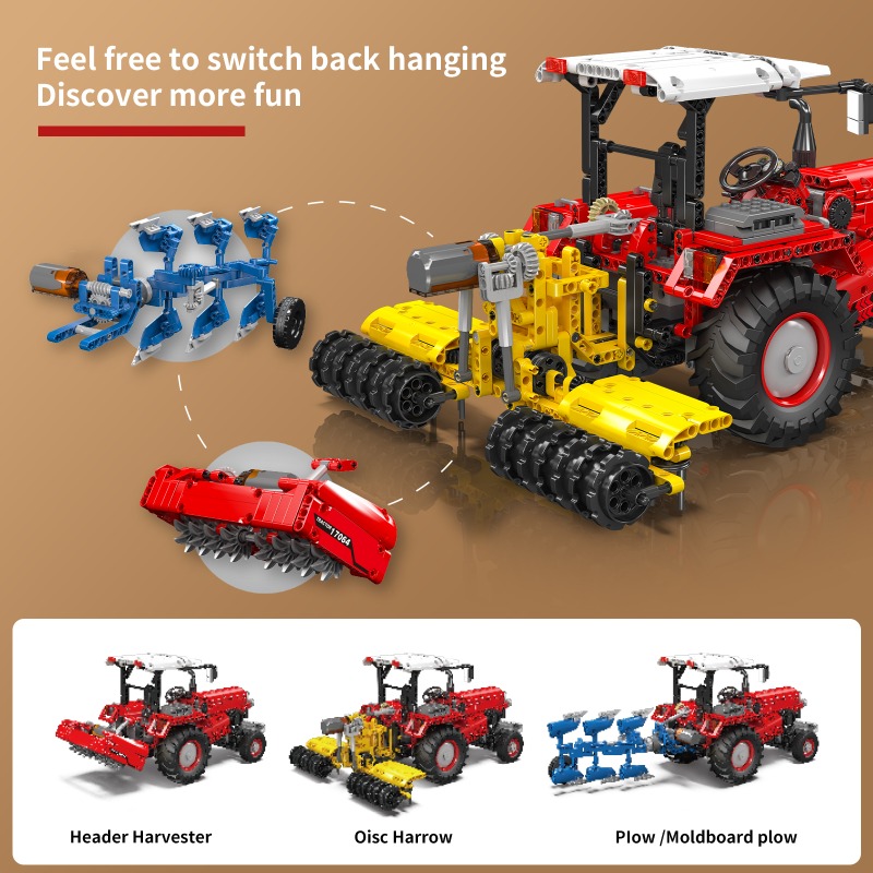 モールドキング 17064 1857ピース 農業トラクターモ - Is Farming Under Agriculture のレビューと価格