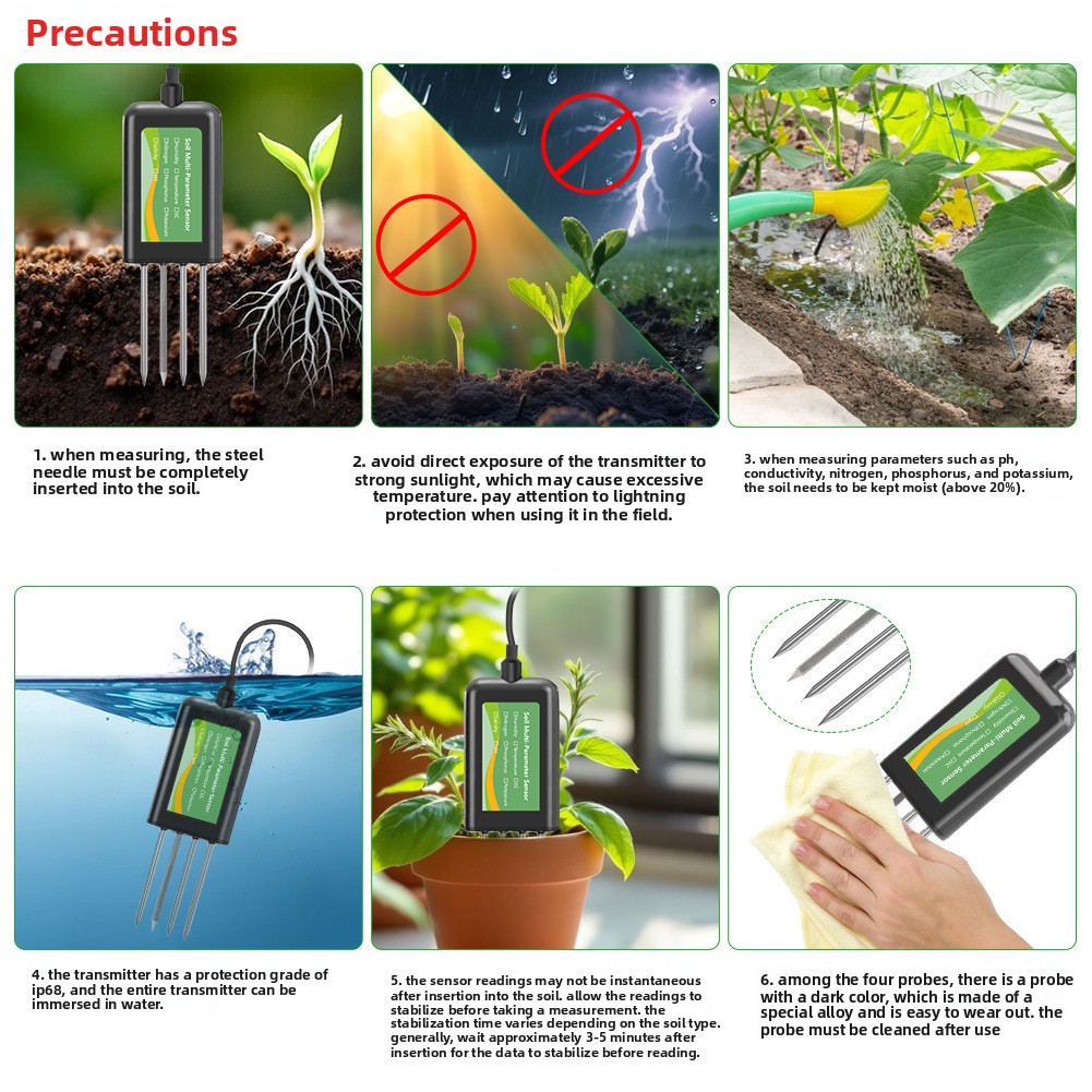 精密農業スマートソイルメーター 8 in 1 センサー 農業 - Precision Farming In Agriculture のレビューと価格