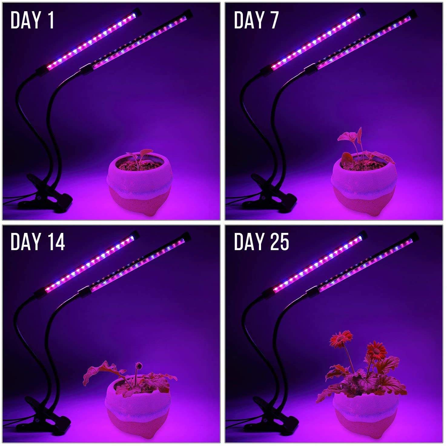 USB LED 植物成長ライト屋内庭園 10 調光レベル成長 - Plant Growth Regulator のレビューと価格