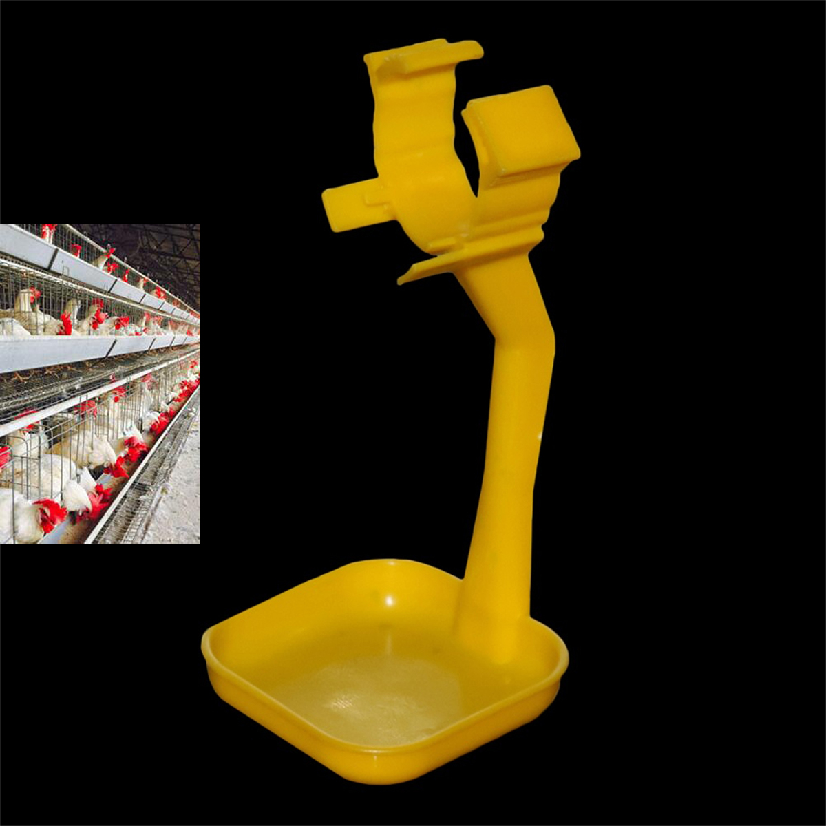 40個の鶏・鴨用吊り下げカップと25mmパイプ吊り下げ式給水 - Chicken Nipple Drinker のレビューと価格