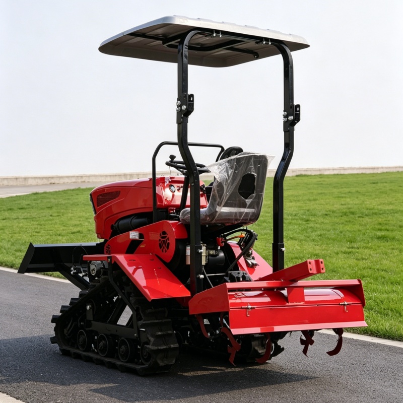 カスタマイズされた2026年ホットセールクローラーロータリー - Farming In Agriculture のレビューと価格