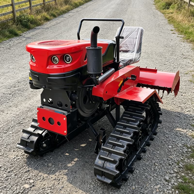 カスタマイズされた2026年ホットセールクローラーロータリー - Farming In Agriculture のレビューと価格