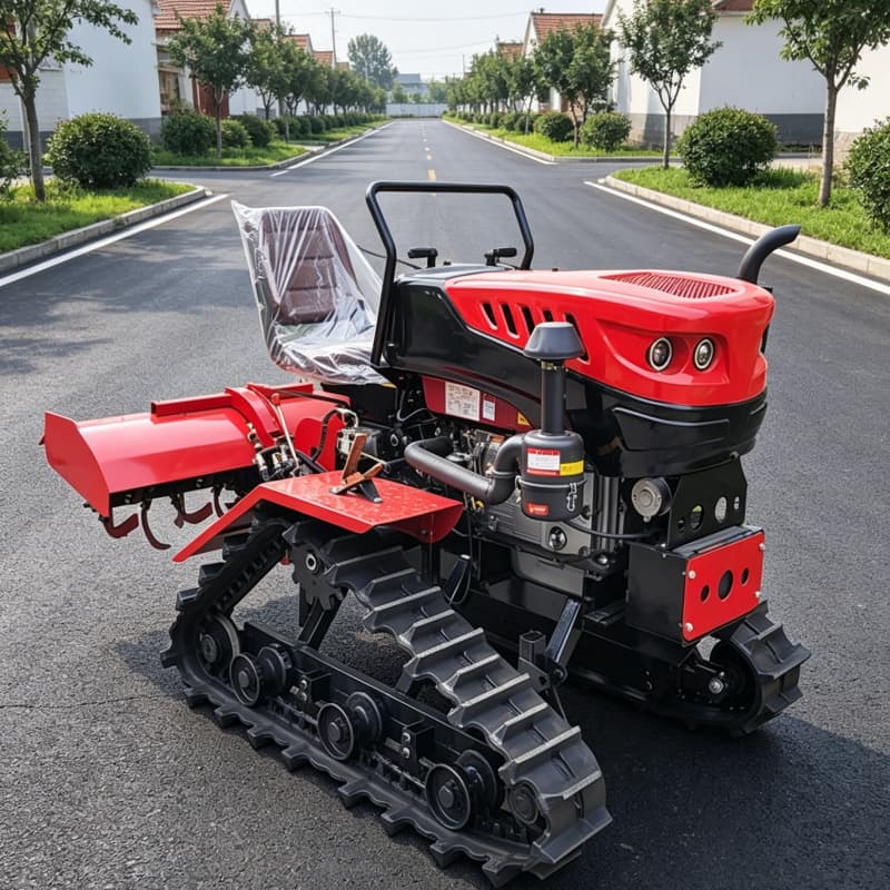 カスタマイズされた2026年ホットセールクローラーロータリー - Farming In Agriculture のレビューと価格