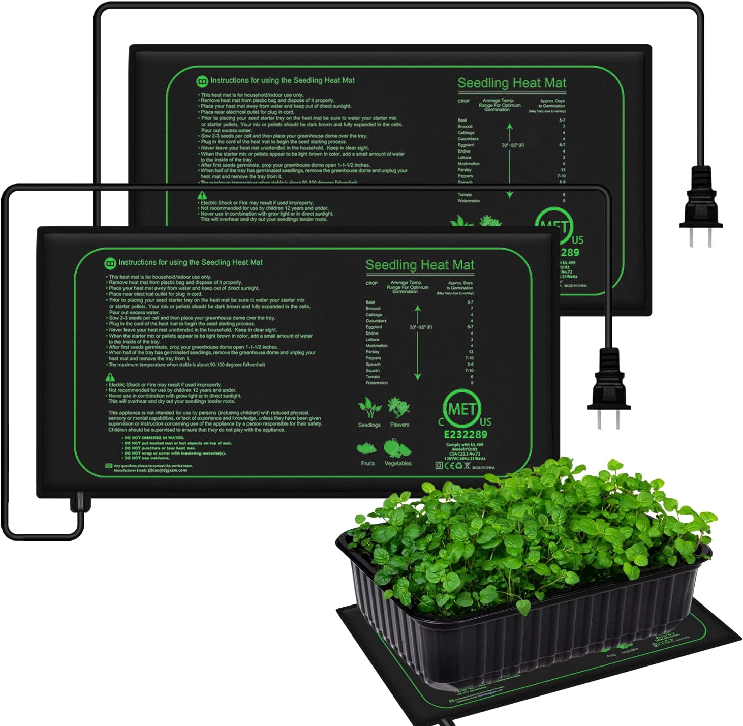 10/25/50 センチメートル苗ヒートマット屋内植物発芽防 - Plant Growth Regulator のレビューと価格