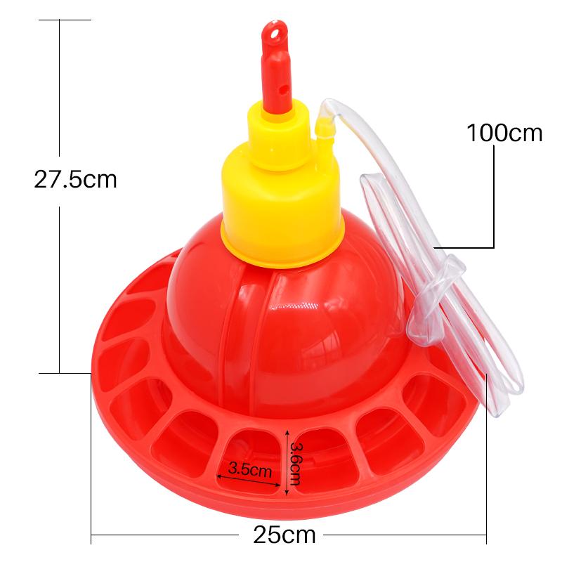 1 セット鶏アヒルガチョウブロイラー酒飲み小屋繁殖水ライン家 - Chicken Nipple Drinker のレビューと価格