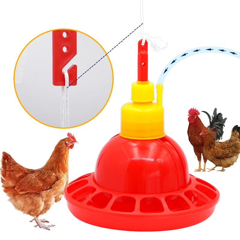 1 セット鶏アヒルガチョウブロイラー酒飲み小屋繁殖水ライン家 - Chicken Nipple Drinker のレビューと価格