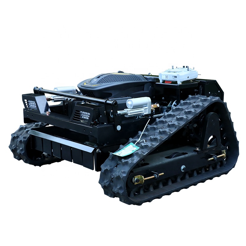 ゴムクローラー式自走式リモコン芝刈り機販売中 農業用ゼロター - Agriculture Farming Robot のレビューと価格