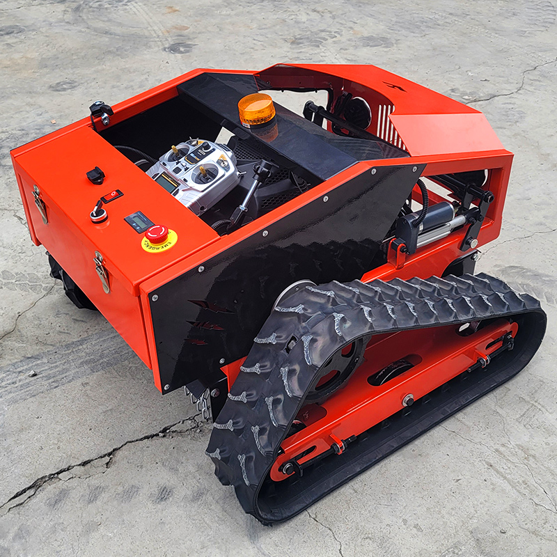 ゴムクローラー式自走式リモコン芝刈り機販売中 農業用ゼロター - Agriculture Farming Robot のレビューと価格