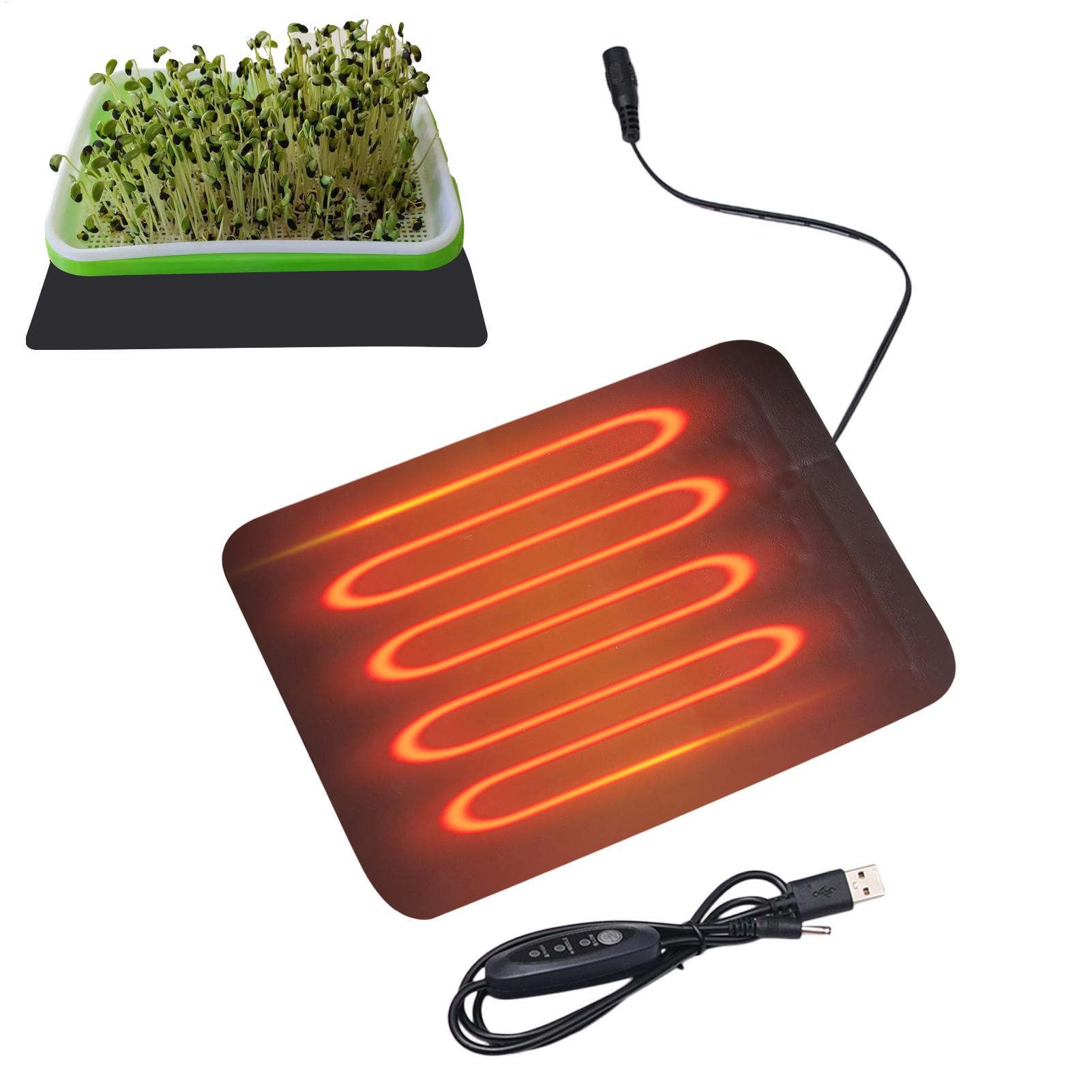 8.5W苗用ヒートマット 5V 2A 植物種子発芽繁殖用保温 - Plant Growth Regulator のレビューと価格